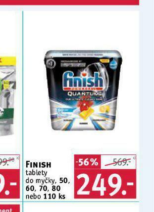 Rossmann Finish tablety do myčky nabídka