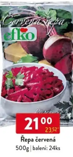 Qanto Efko Řepa červená nabídka