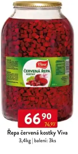 Qanto Řepa červená kostky Viva nabídka