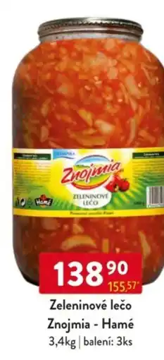 Qanto Zeleninové lečo Znojmia - Hamé nabídka