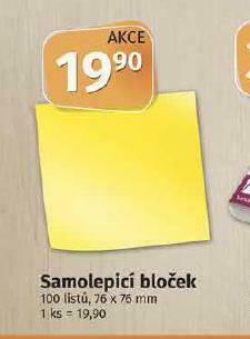 Samolepicí bloček