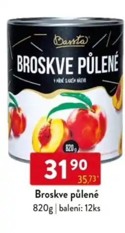 Qanto Bassta Broskve půlené nabídka