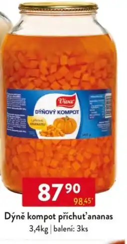 Qanto Viva Dýně kompot příchuť'ananas nabídka