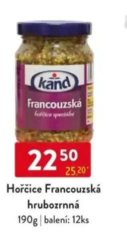 Qanto Kand Hořčice Francouzská hrubozrnná nabídka