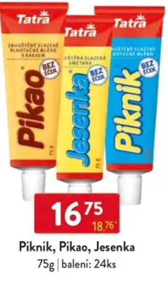 Qanto Tatra Piknik, Pikao, Jesenka nabídka