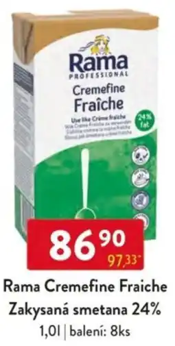 Qanto Rama Cremefine Fraiche Zakysaná smetana 24% nabídka
