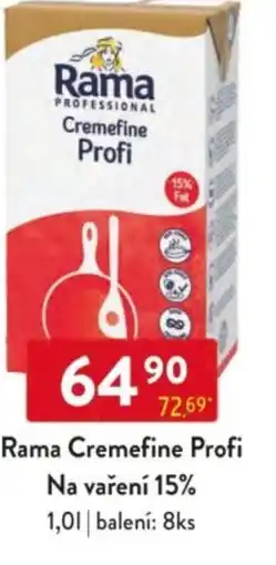 Qanto Rama Cremefine Profi Na vaření 15% nabídka