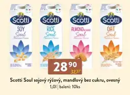 Qanto Scotti Soul sojový rýžový, mandlový bez cukru, ovesný nabídka