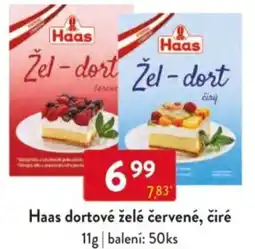 Qanto Haas dortové želé červené, čiré nabídka