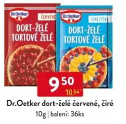 Qanto Dr.Oetker dort-želé červené, čiré nabídka