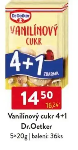 Qanto Vanilínový cukr 4+1 Dr.Oetker nabídka