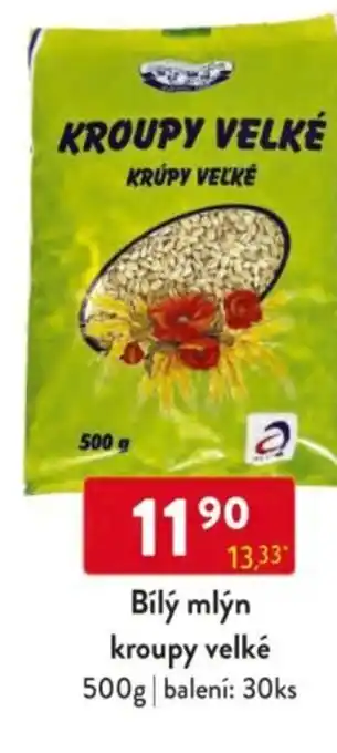 Qanto Bílý mlýn kroupy velké nabídka