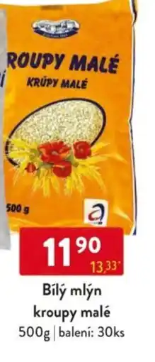 Qanto Bílý mlýn kroupy malé nabídka