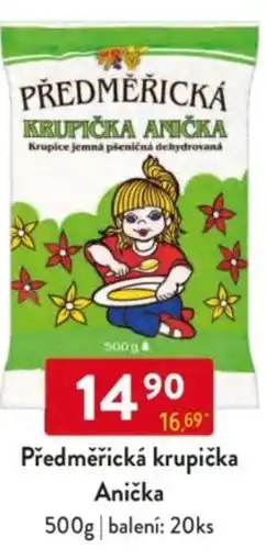 Qanto Předměřická krupička Anička nabídka