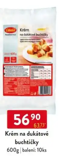 Qanto Krém na dukátové buchtičky nabídka