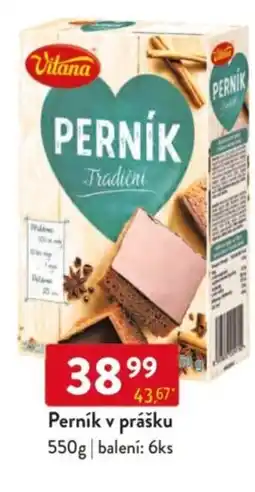 Qanto Vitana Perník v prášku nabídka