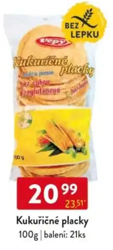 Qanto Kukuřičné placky nabídka