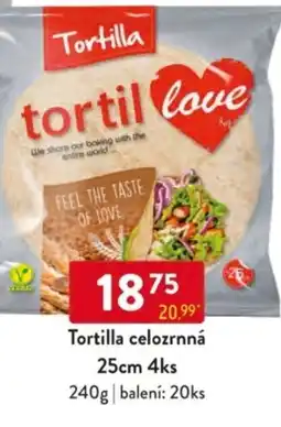 Qanto Tortilla celozrnná 25cm 4ks nabídka