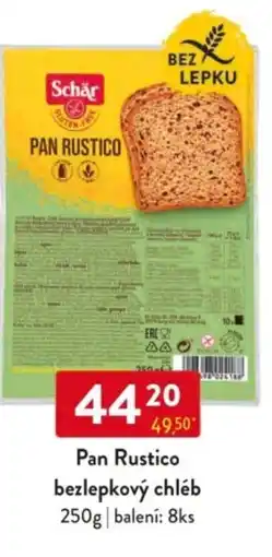 Qanto Pan Rustico bezlepkový chléb nabídka