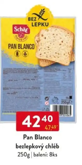 Qanto Pan Blanco bezlepkový chléb nabídka