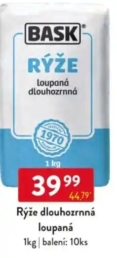 Qanto Bask Rýže dlouhozrnná loupaná nabídka