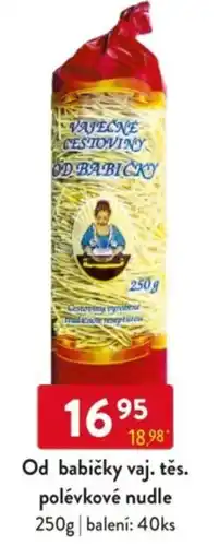 Qanto Od babičky vaj. těs. polévkové nudle nabídka