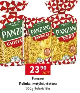 Qanto Panzani Kolínka, motýlci, vřetena nabídka