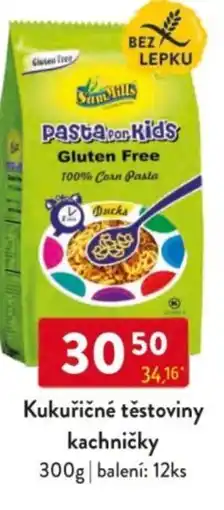 Qanto Kukuřičné těstoviny kachničky nabídka