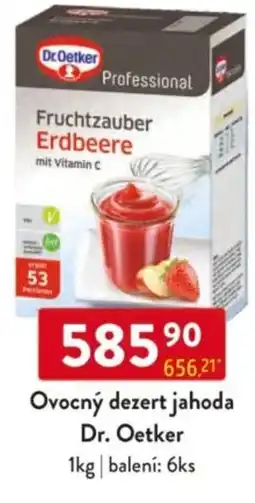 Qanto Ovocný dezert jahoda Dr. Oetker nabídka
