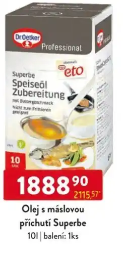 Qanto Olej s máslovou příchutí Superbe nabídka