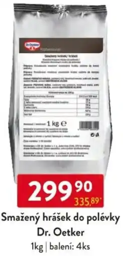 Qanto Smažený hrášek do polévky Dr. Oetker nabídka