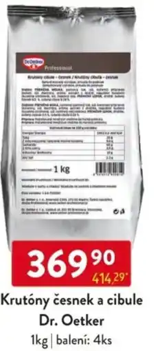 Qanto Krutóny česnek a cibule Dr. Oetker nabídka