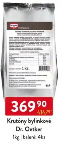 Qanto Krutóny bylinkové Dr. Oetker nabídka