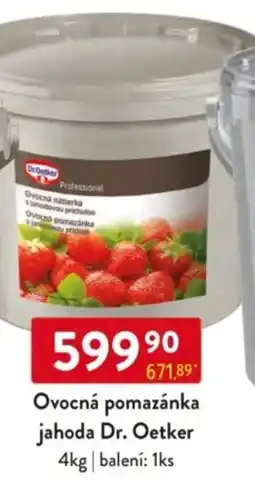 Qanto Ovocná pomazánka jahoda Dr. Oetker nabídka