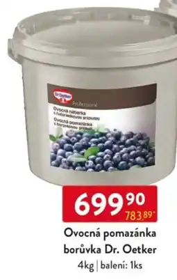 Qanto Ovocná pomazánka borůvka Dr. Oetker nabídka