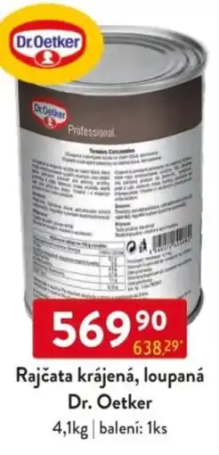 Qanto Rajčata krájená, loupaná Dr. Oetker nabídka