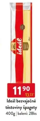 Qanto Ideál bezvaječné těstoviny špagety nabídka