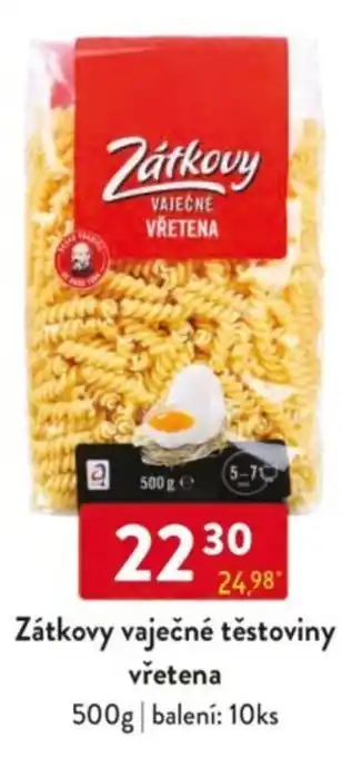 Qanto Zátkovy vaječné těstoviny vřetena nabídka