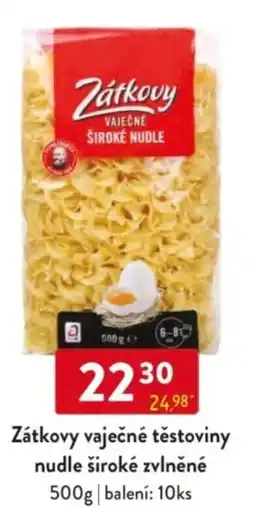 Qanto Zátkovy vaječné těstoviny nudle široké zvlněné nabídka