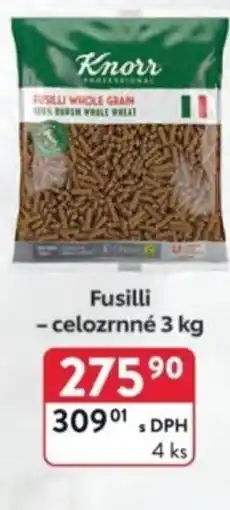 Qanto Knorr Fusilli - celozrnné nabídka