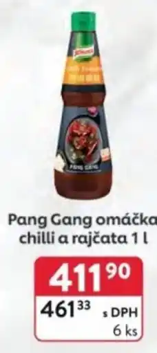 Qanto Pang Gang omáčka chilli a rajčata nabídka