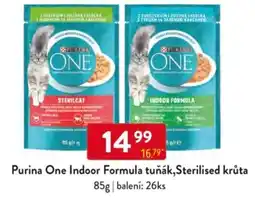 Qanto Purina One Indoor Formula tuňák, Sterilised krůta nabídka