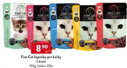 Qanto Fine Cat kapsičky pro kočky 5 druhů nabídka