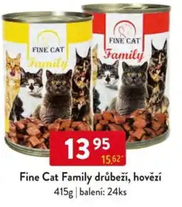 Qanto Fine Cat Family drůbeží, hovězí nabídka