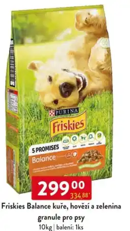 Qanto Friskies Balance kuře, hovězí a zelenina granule pro psy nabídka