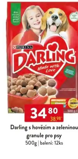 Qanto Darling s hovězím a zeleninou granule pro psy nabídka