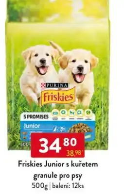 Qanto Friskies Junior s kuřetem granule pro psy nabídka