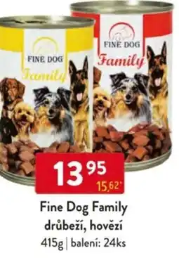 Qanto Fine Dog Family drůbeží, hovězí nabídka