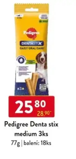 Qanto Pedigree Denta stix medium 3ks nabídka