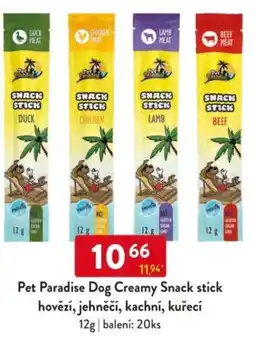 Qanto Pet Paradise Dog Creamy Snack stick hovězí, jehněčí, kachní, kuřecí nabídka